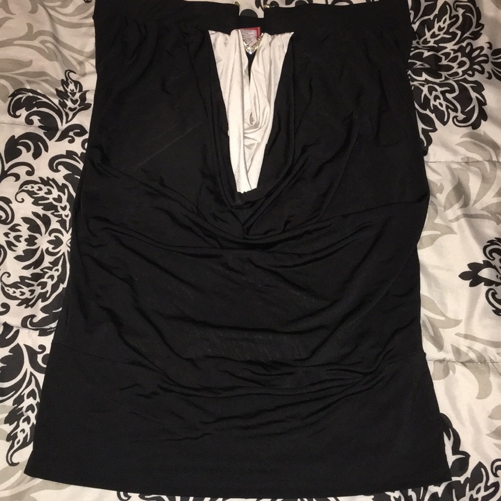 Demote strapless dress